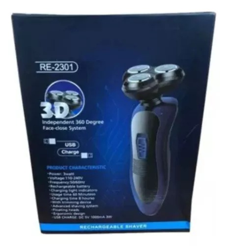 Afeitadora 3 En 1 Recargable Usb Uso En